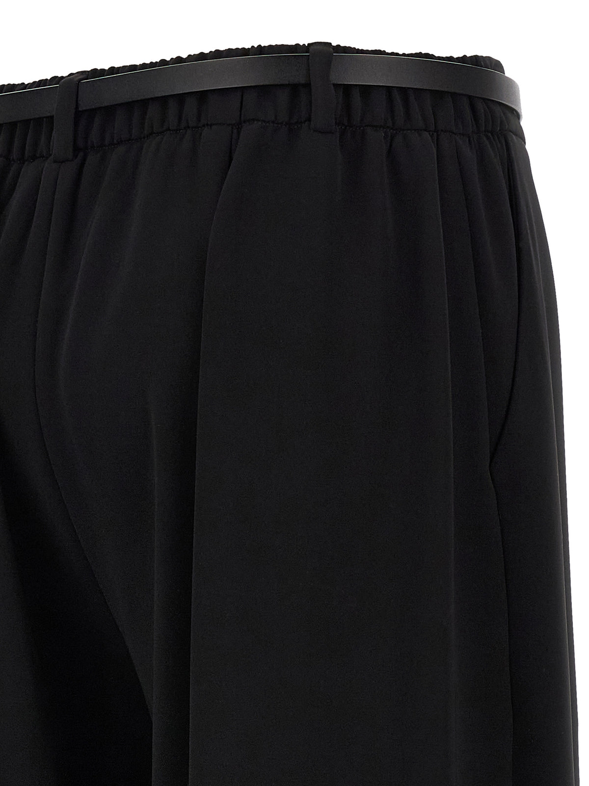 P.A.R.O.S.H. Black Polyester Casual Pants