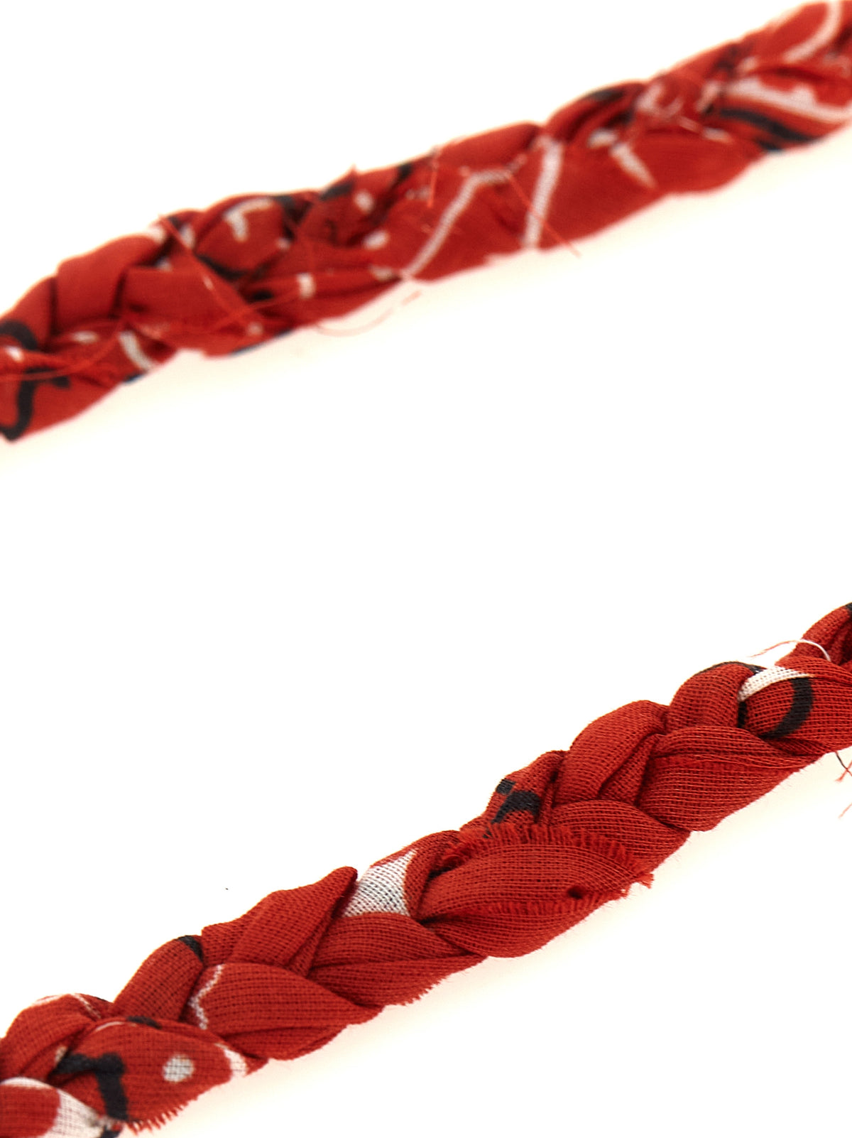 Alanui Red Cotton Necklace