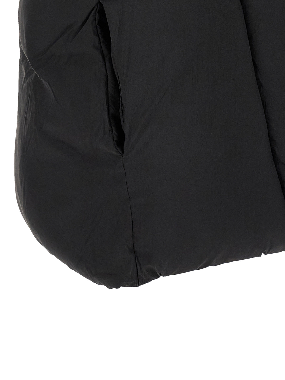 Thom Krom Black Nylon Sleeveless Jacket