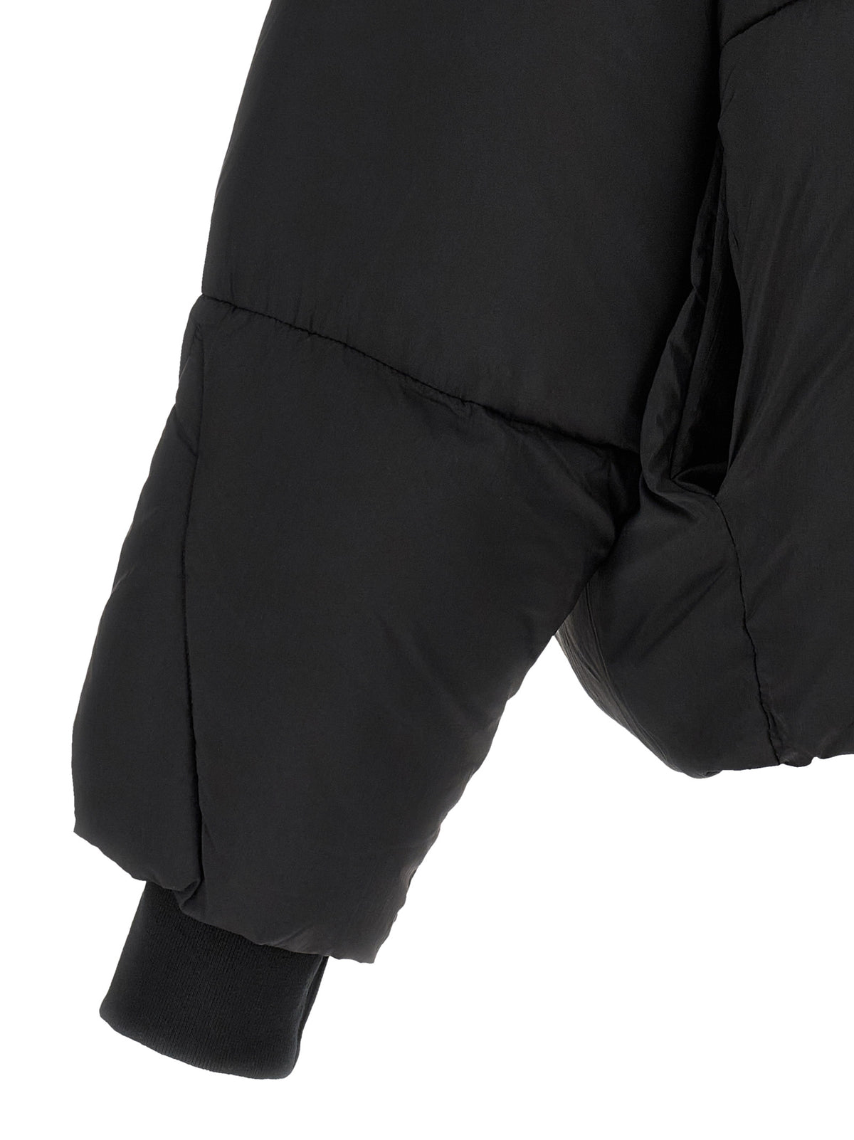 Thom Krom Black Nylon Full-Length Jacket