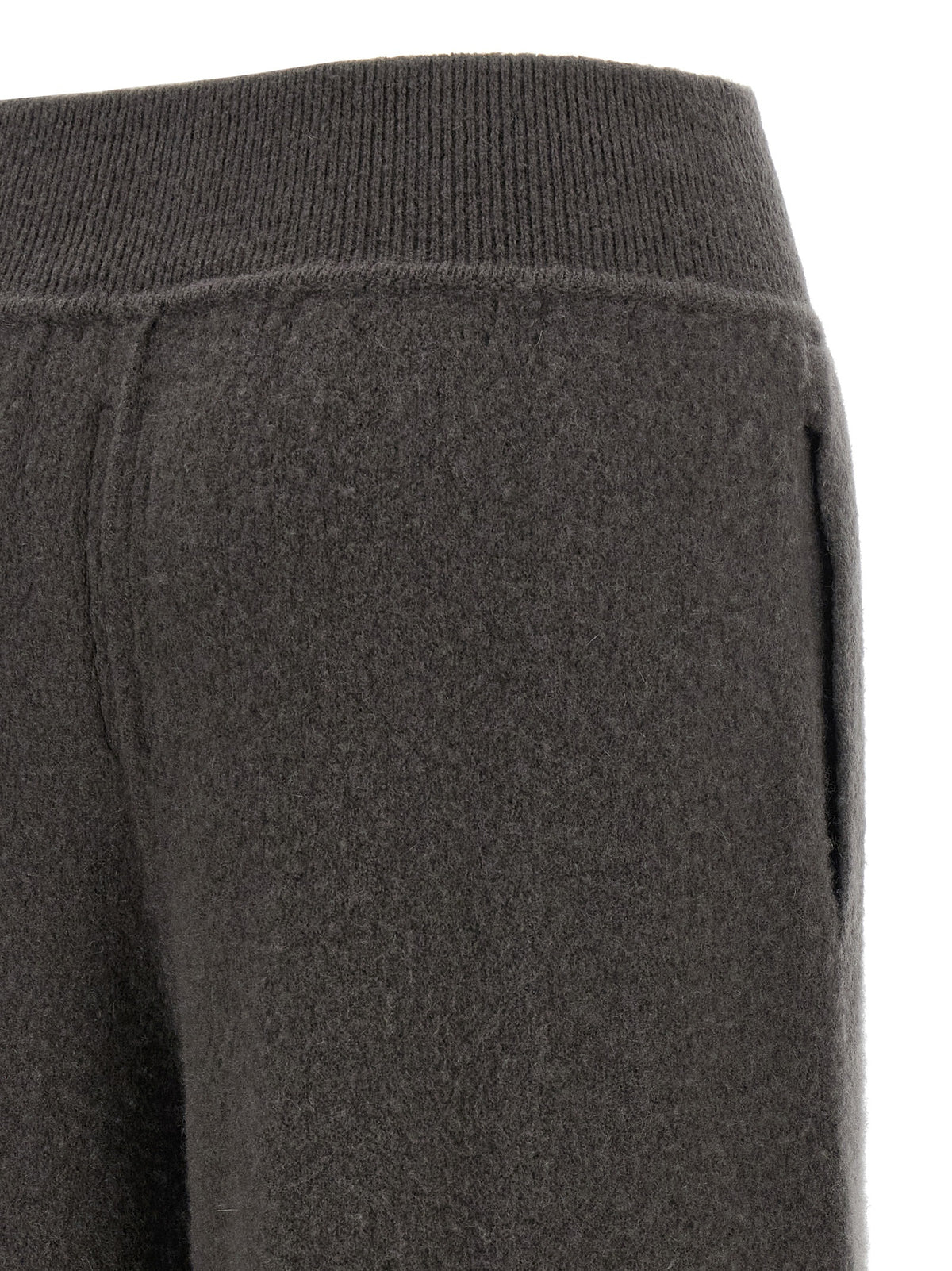Rick Owens Gray Cashmere Casual Pants