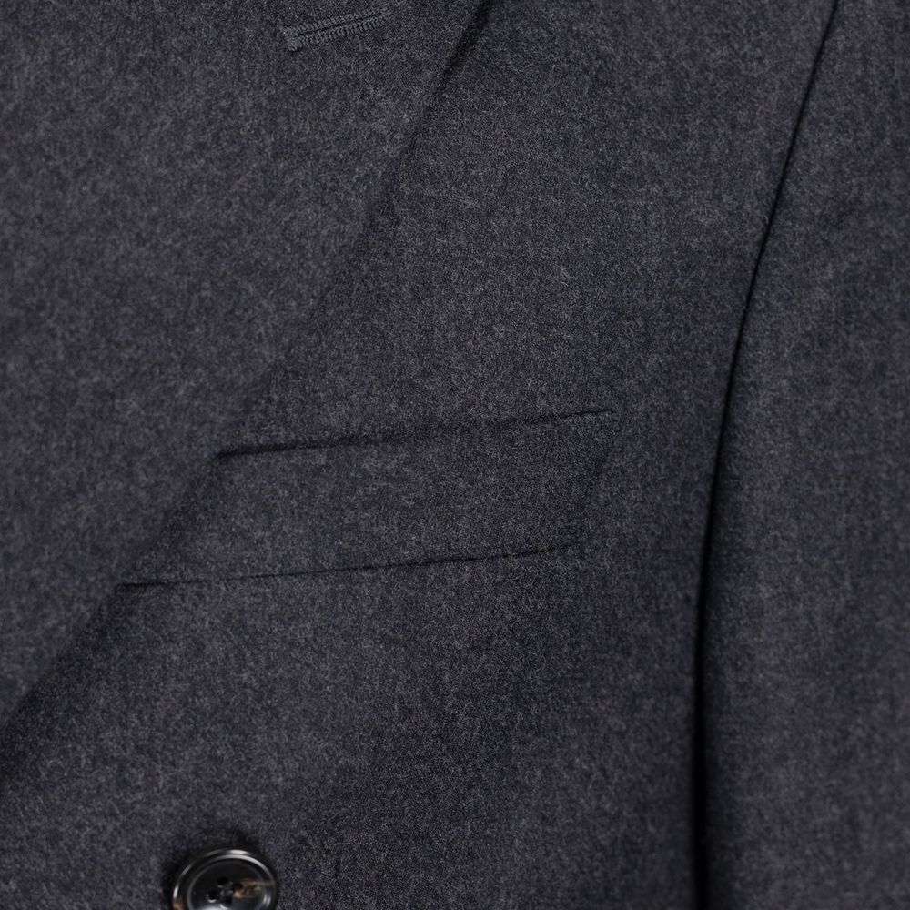 Autore Gray Wool Full-Length Jacket