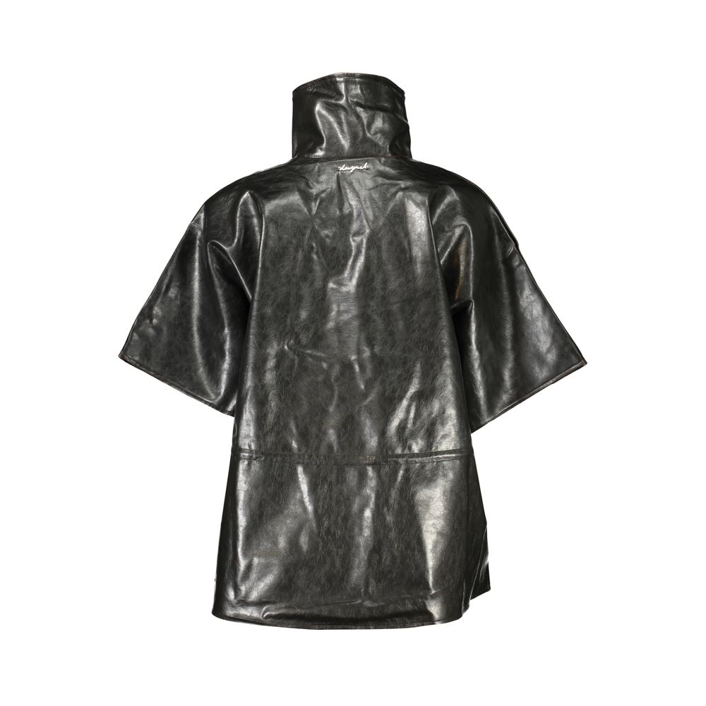Desigual Black Polyurethane Women Sweater