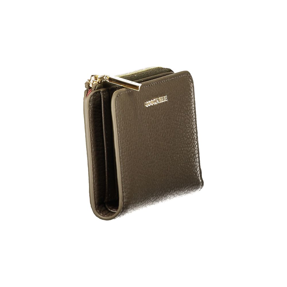 Coccinelle Metallic Soft Leather Cardholder Wallet - Brown