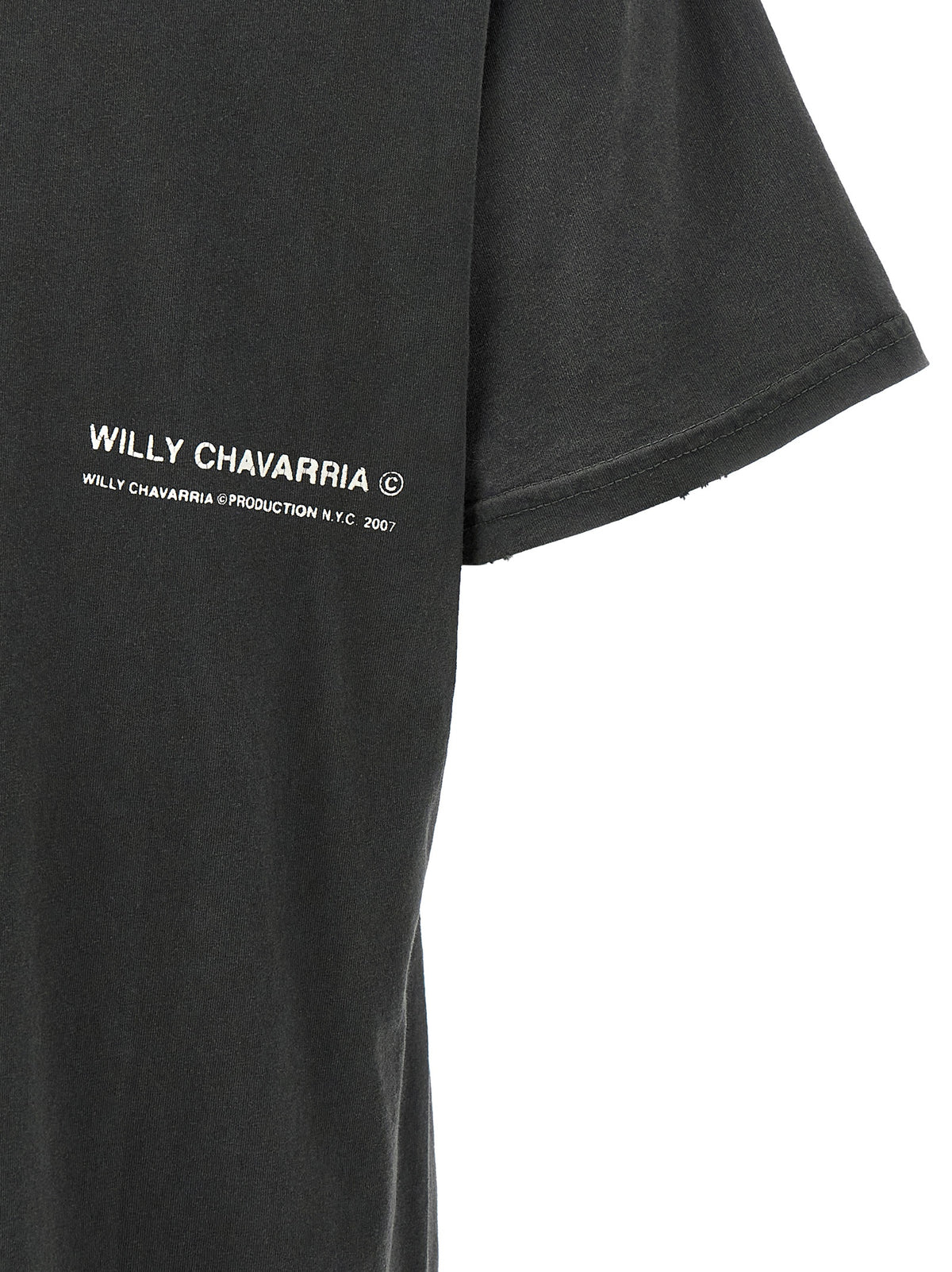 WILLY CHAVARRIA Black Cotton T-Shirt
