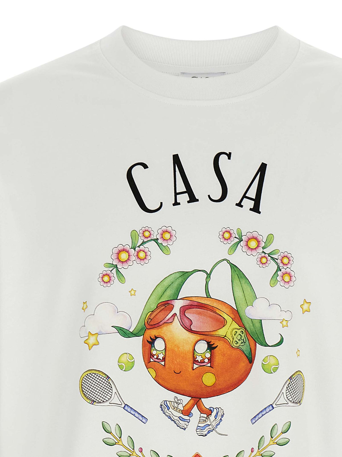 Casablanca White Organic Cotton Sportswear