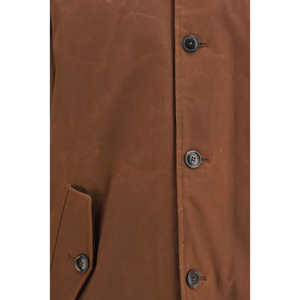 Baracuta Brown Cotton Full-Length Jacket