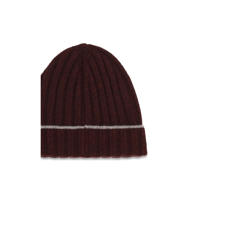 Brunello Cucinelli Cashmere Beanie Hat - Bordeaux