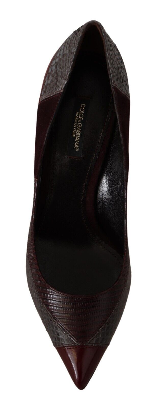 Dolce & Gabbana Multicolour Exotic Leather Heels Pumps Shoes