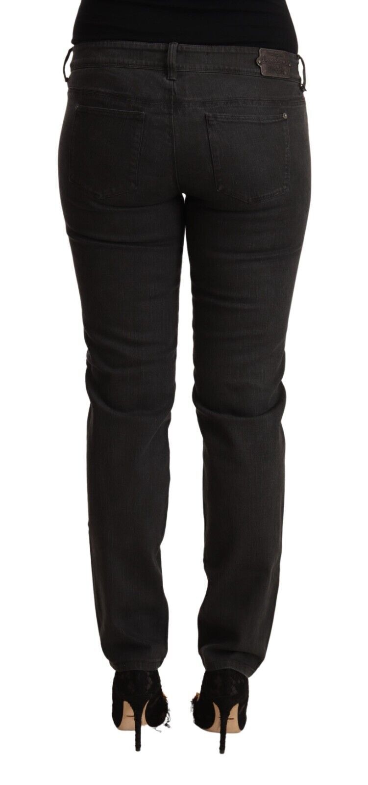 Ermanno Scervino Ladies' Black Low Waist Skinny Denim Cotton Jeans