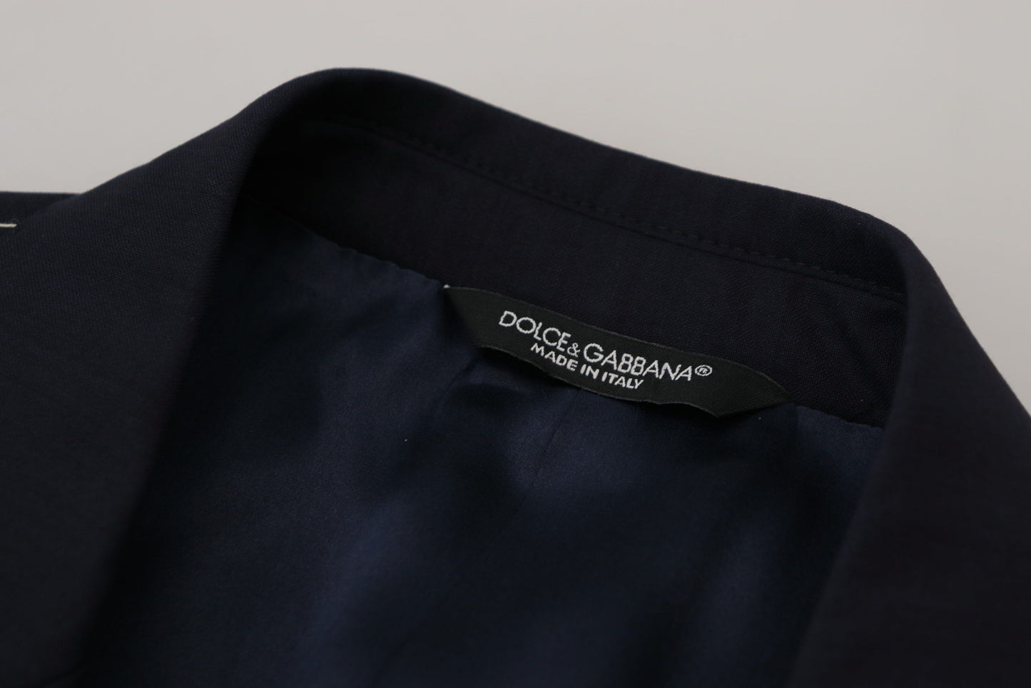Dolce & Gabbana Men's Black Wool Single Breasted Coat Blazer
