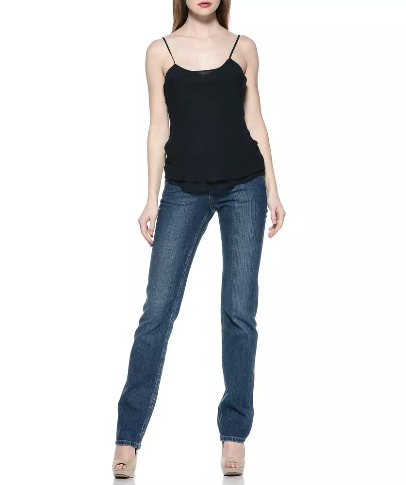 Blue Cotton Regular Fit Jeans