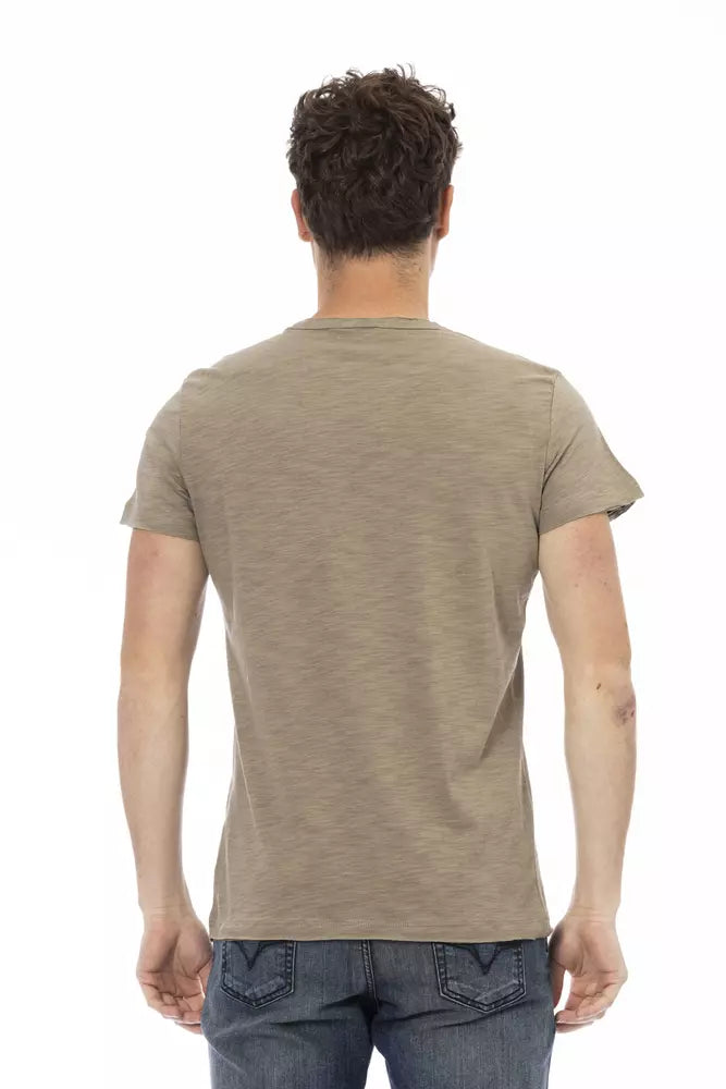 Trussardi Action Men's Green Cotton T-Shirt