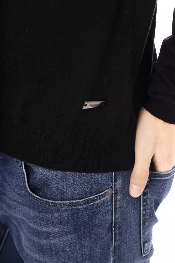 Baldinini Trend Men's Black Turtleneck Sweater