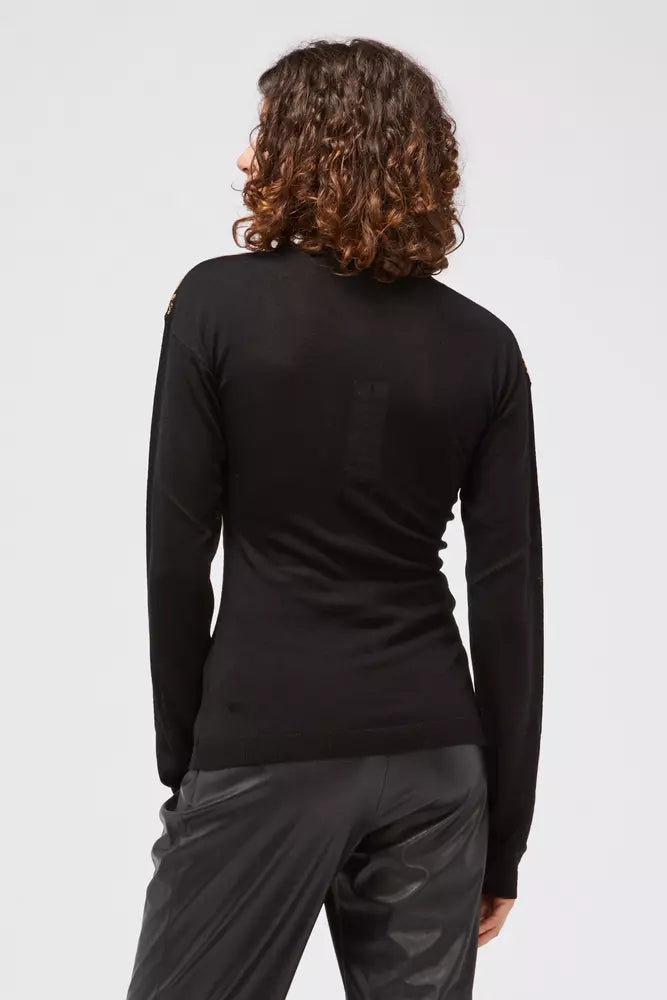 Black Custo Barcelona Women's Wool Sweater