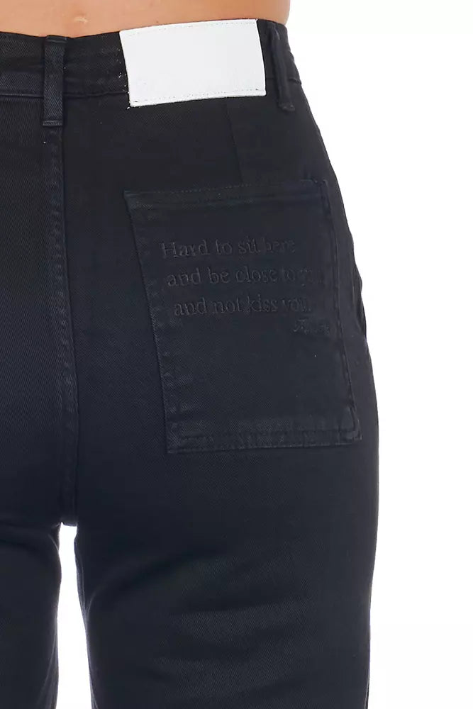 Black Cropped Trousers