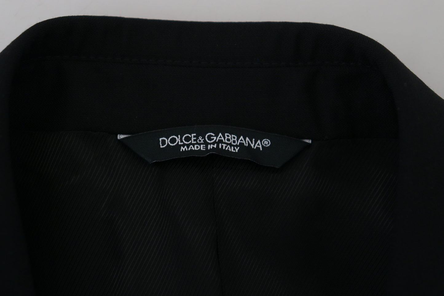 Dolce & Gabbana Men's Black Slim Fit Formal Martini Blazer