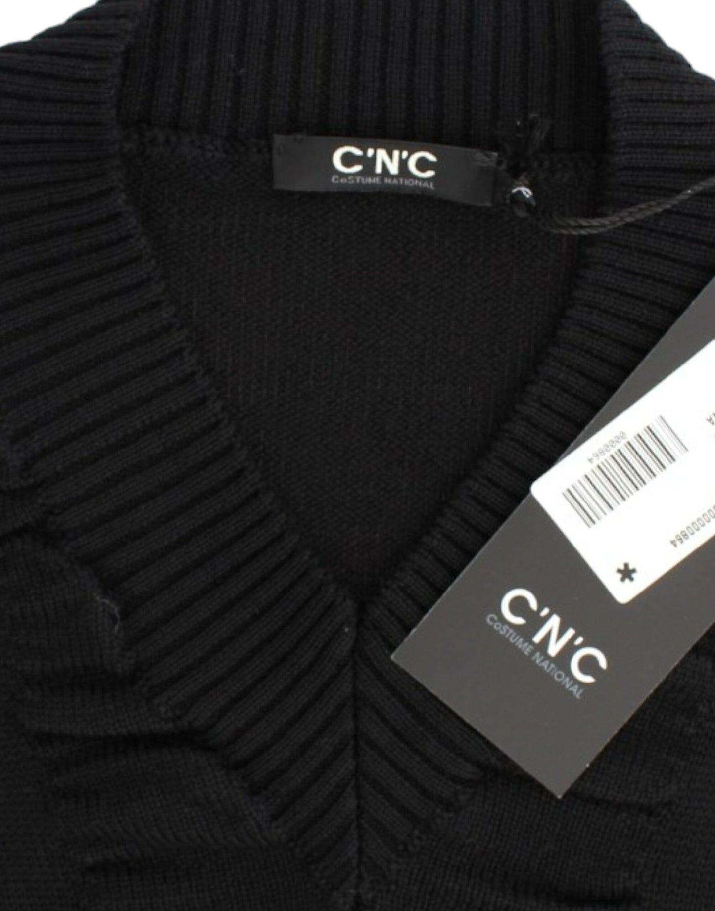 Costume National Women's Black V-neck wool sweater