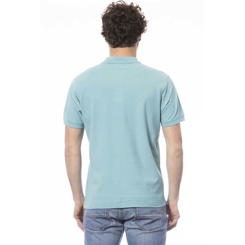 Light Blue Cotton Polo Shirt