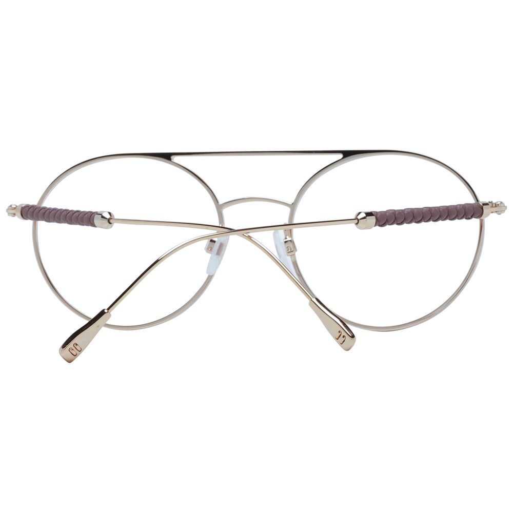 Eyeglasses Frames by Tod's for women in brown features a refined silhouette, showcasing a refined brown coloured frame and full-frame frame design for a sophisticated, premium look.