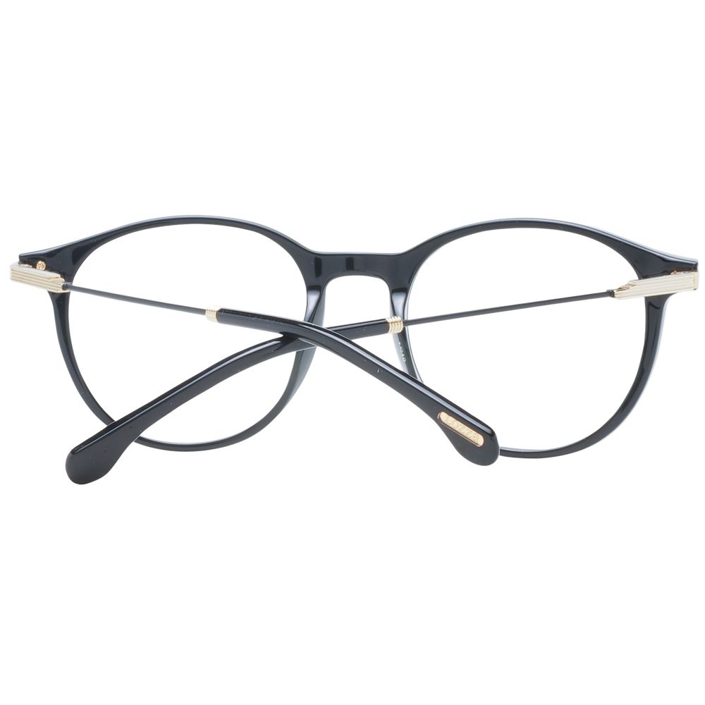 Eyeglasses Frames by Lozza for unisex in acetate and black showcases an refined full-frame frame design featuring a sophisticated black coloured frame for an refined and refined aesthetic.
