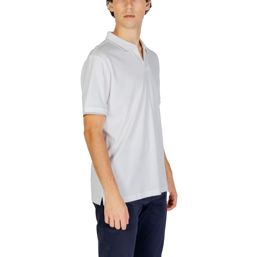 Polo Shirt by Calvin Klein Jeans for men in cotton white showcases a enviable silhouette, featuring a refined and for a enviable finish.