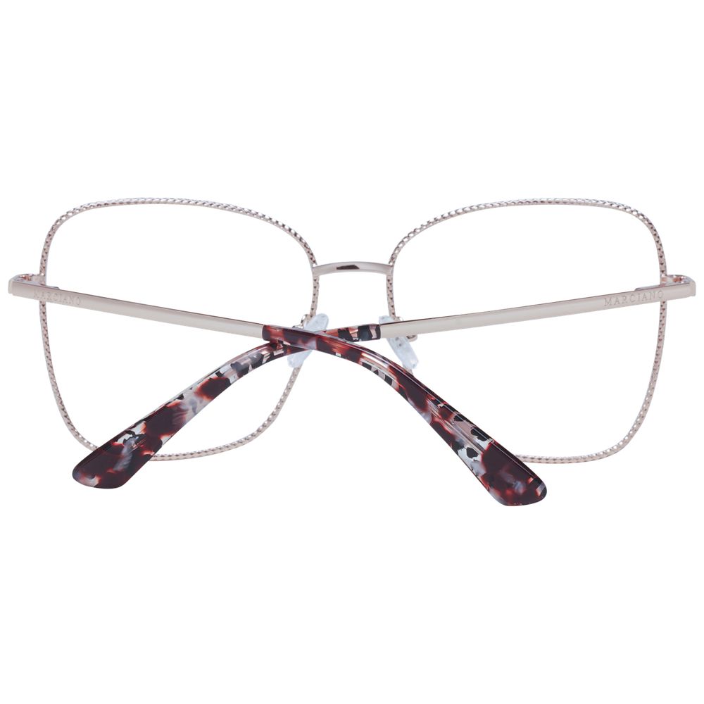Marciano by Guess Women's Full-Rim Square Metal Eyeglasses Frames - Rose Gold