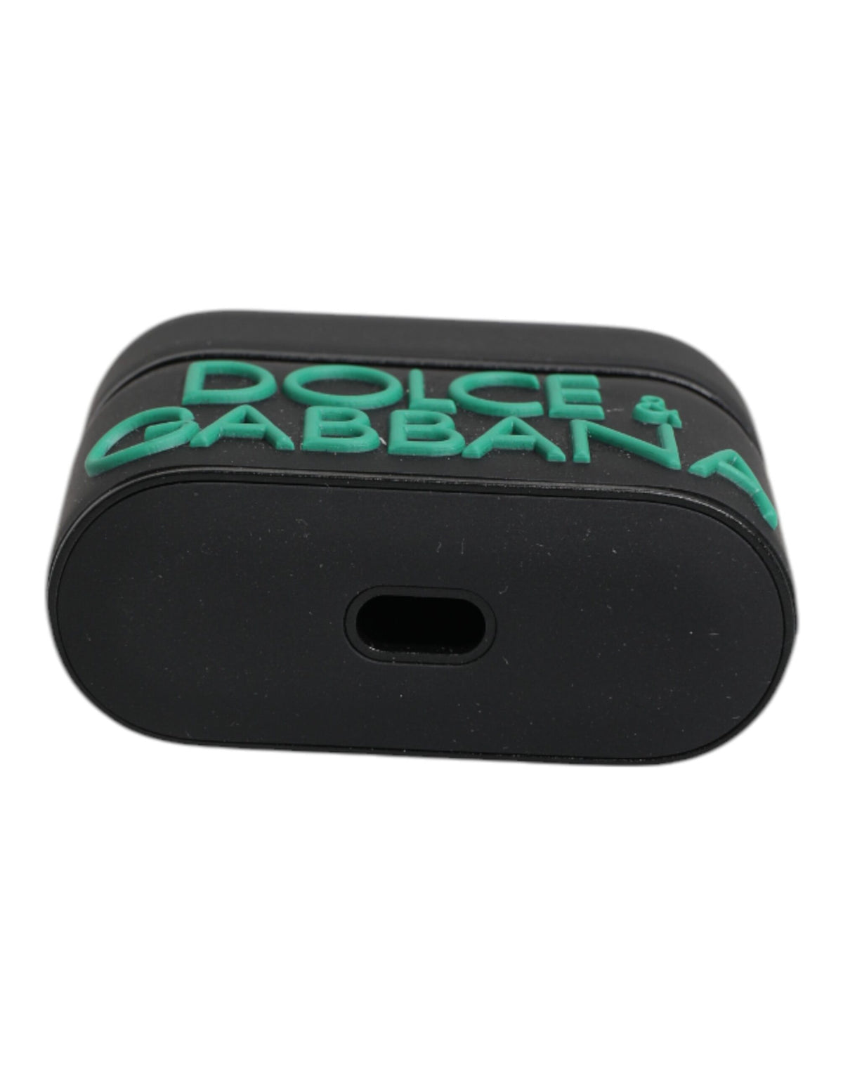 Dolce & Gabbana Polycarbonate PVC Rubber & Silicone Earbuds Carrying Case - Black Green Orange
