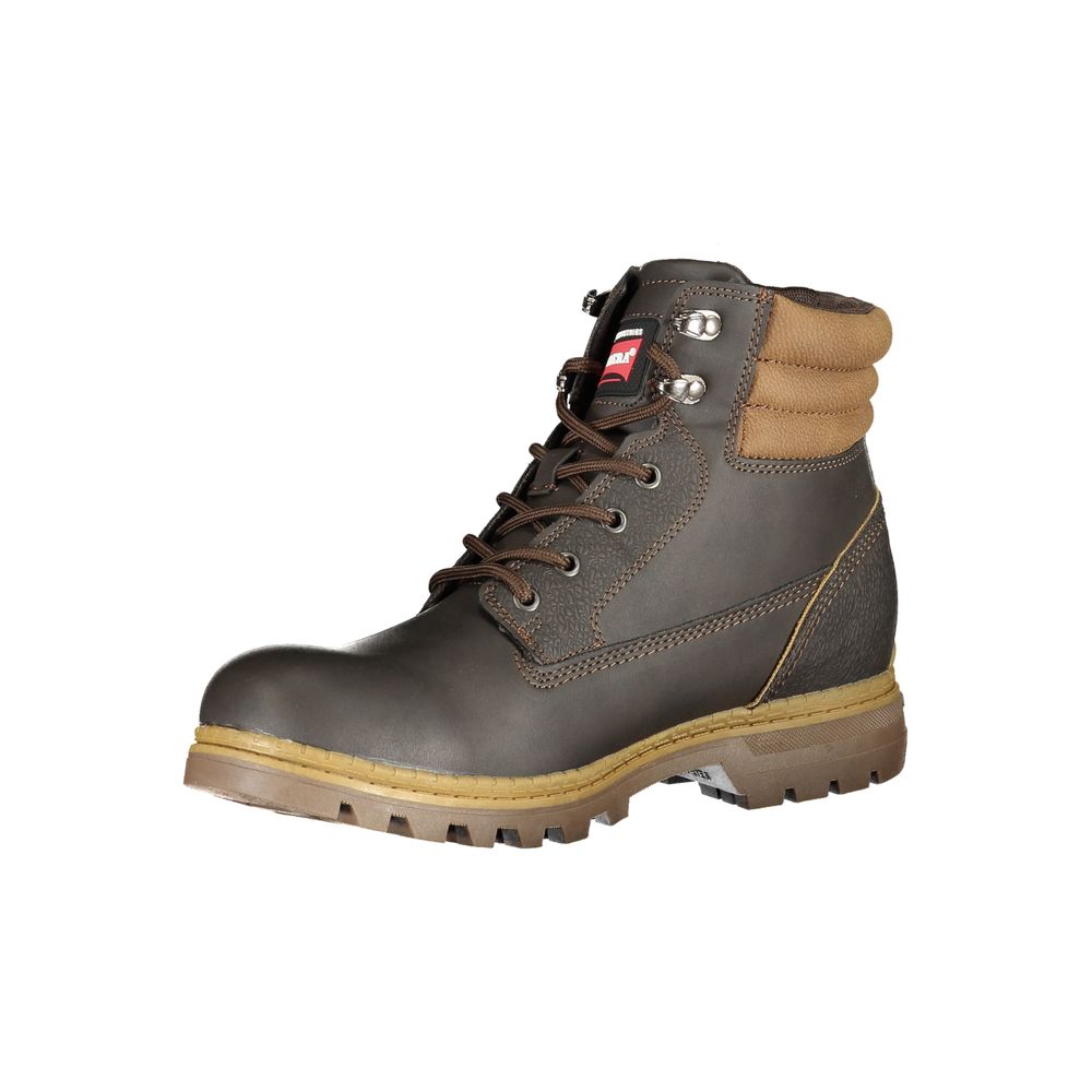 Lace-Up Ankle Boots by Carrera for men in polyester & polyethylene brown features an high-performance design from the Men's Polyester & Polyethylene Lace-Up Ankle Boots collection, highlighting a high-performance and for a refined look.
