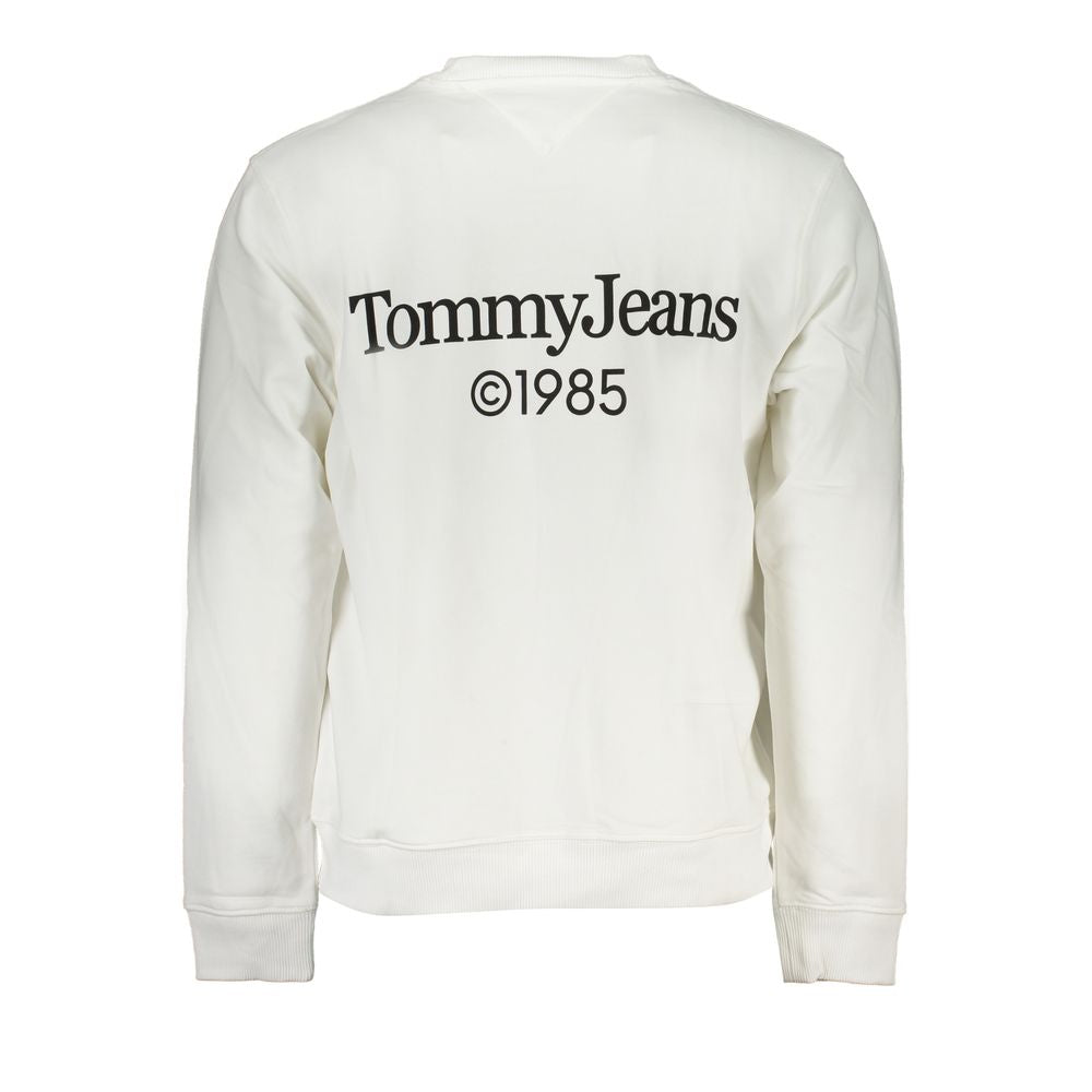 Sweatshirt by Tommy Hilfiger for men in cotton white & print presents a smart casual silhouette, featuring a smart casual and for a sophisticated look.