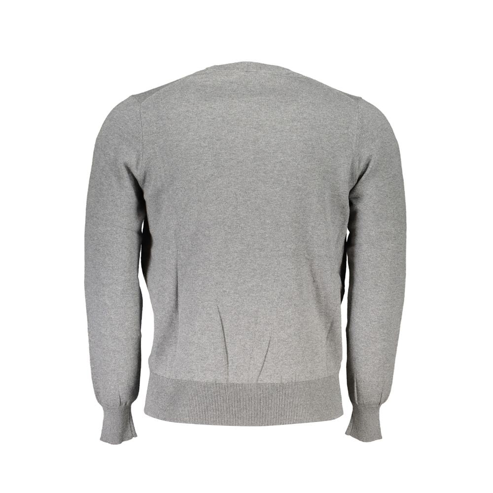 Sweater by North Sails for men in cashmere viscose brown & gray showcases a sumptuous silhouette, artfully finished with a sumptuous wrap crew neckline and for a sophisticated, sumptuous look.