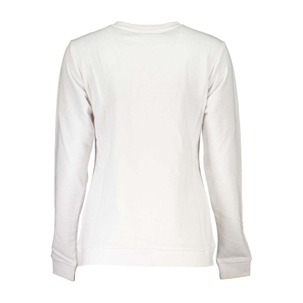 Sweatshirt by Cavalli Class for women in cotton white & print features an magnificent silhouette, showcasing a sophisticated and detail for a truly magnificent finish.