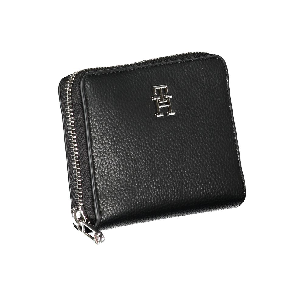 Tommy Hilfiger Polyethylene Cardholder Wallet - Black Signature