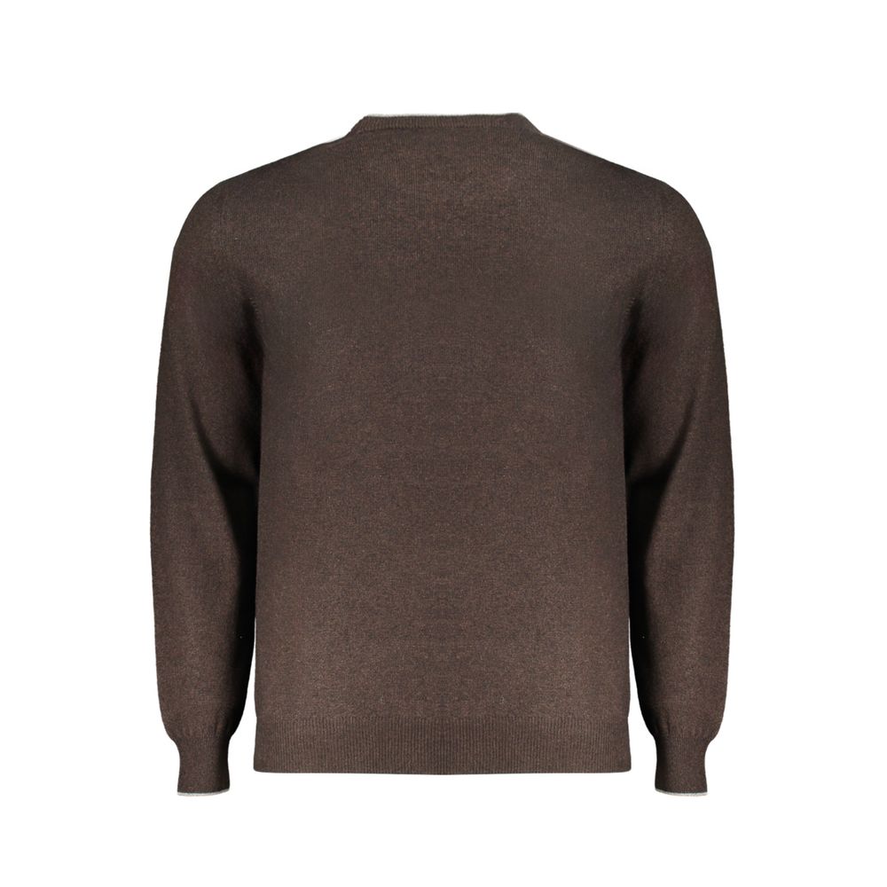 Sweatshirt by Harmont & Blaine for men in polyamide wool brown, green & print features an magnificent silhouette, showcasing a sophisticated and detail for a truly magnificent finish.