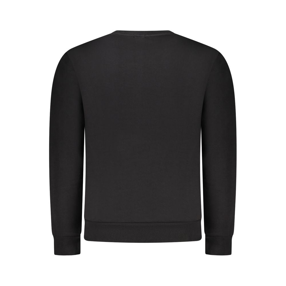Sweatshirt by Rifle for men in cotton polyester black & print features an enviable silhouette, showcasing a premium and refined crew neckline for a truly enviable finish.