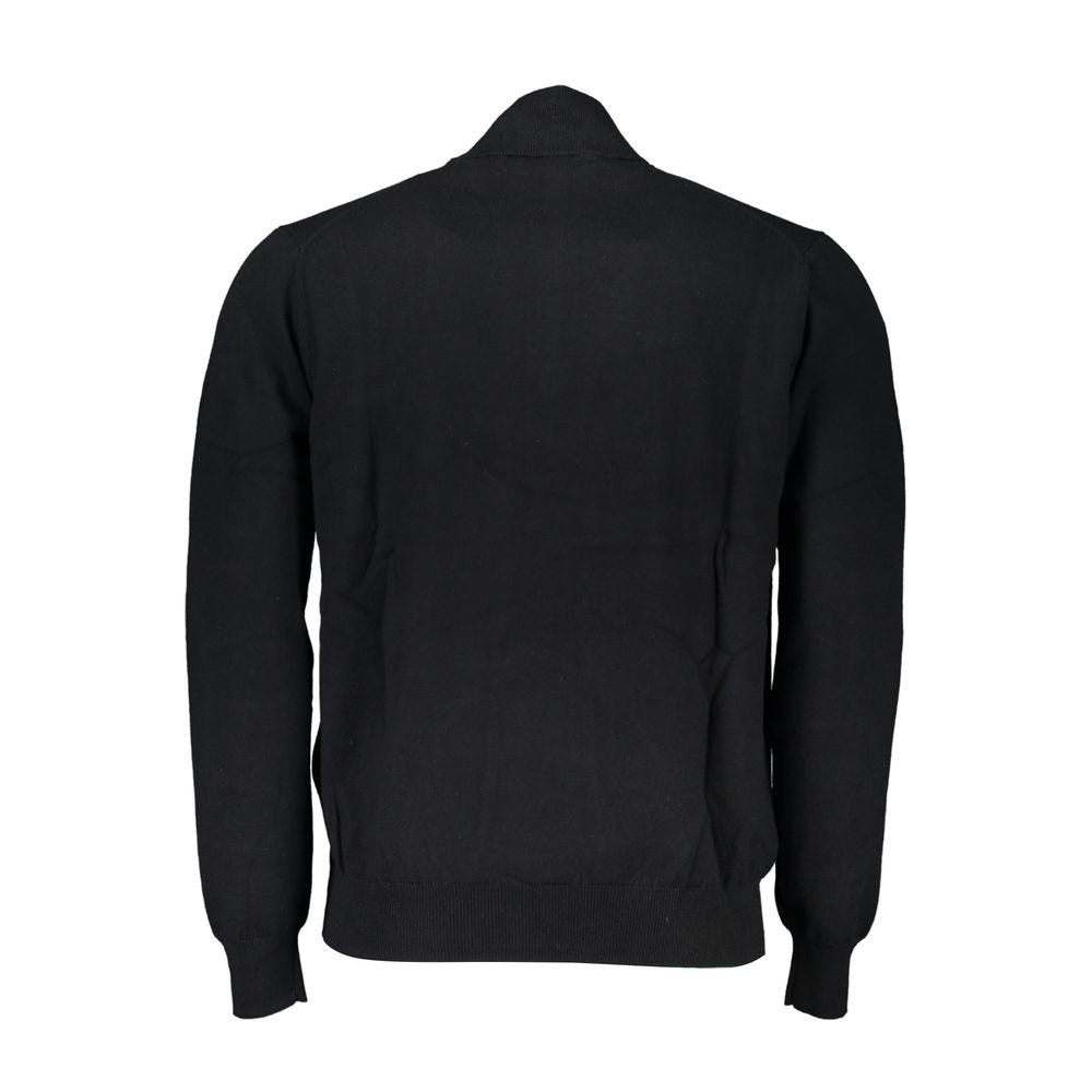 Sweater by Harmont & Blaine for men in cotton black features an polished silhouette, showcasing refined and a sophisticated for a truly polished finish.