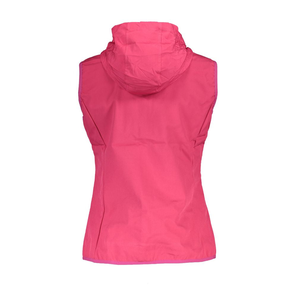 This Hooded Jacket by Scuola Nautica for women in polyester pink showcases a magnificent silhouette, meticulously crafted with a distinctive and functional pockets & hooded for a magnificent finish.