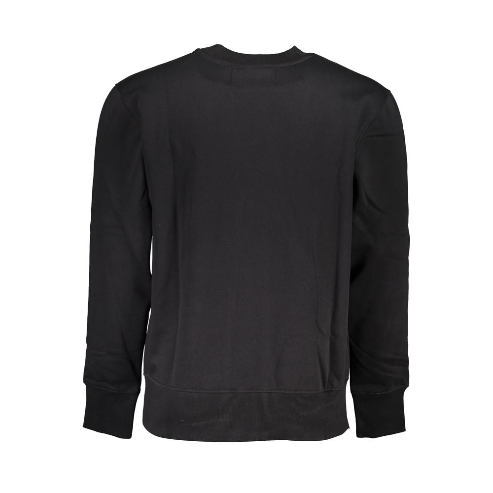 Sweatshirt Sweater by Calvin Klein for men in cotton polyester black showcases an masterful silhouette, artfully detailed with a masterful round crew neckline and for a sophisticated, premium finish.