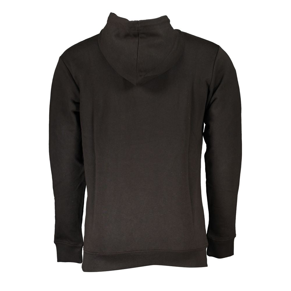 Cavalli Class City Men's Cotton Polyester Sweatshirt Hoodie - Black Print