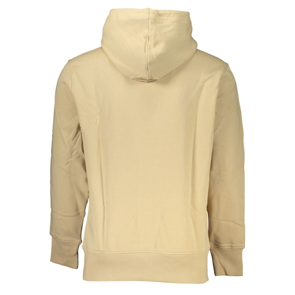 Hooded Sweatshirt Hoodie by Calvin Klein for men in stretch cotton beige & print features a edgy silhouette, detailed with a edgy and for a refined finish.