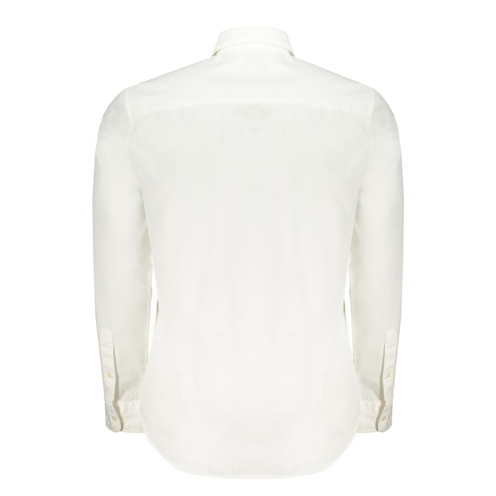 Shirt by North Sails for men in organic cotton white, featuring a nuanced and nuanced for a sophisticated finish.