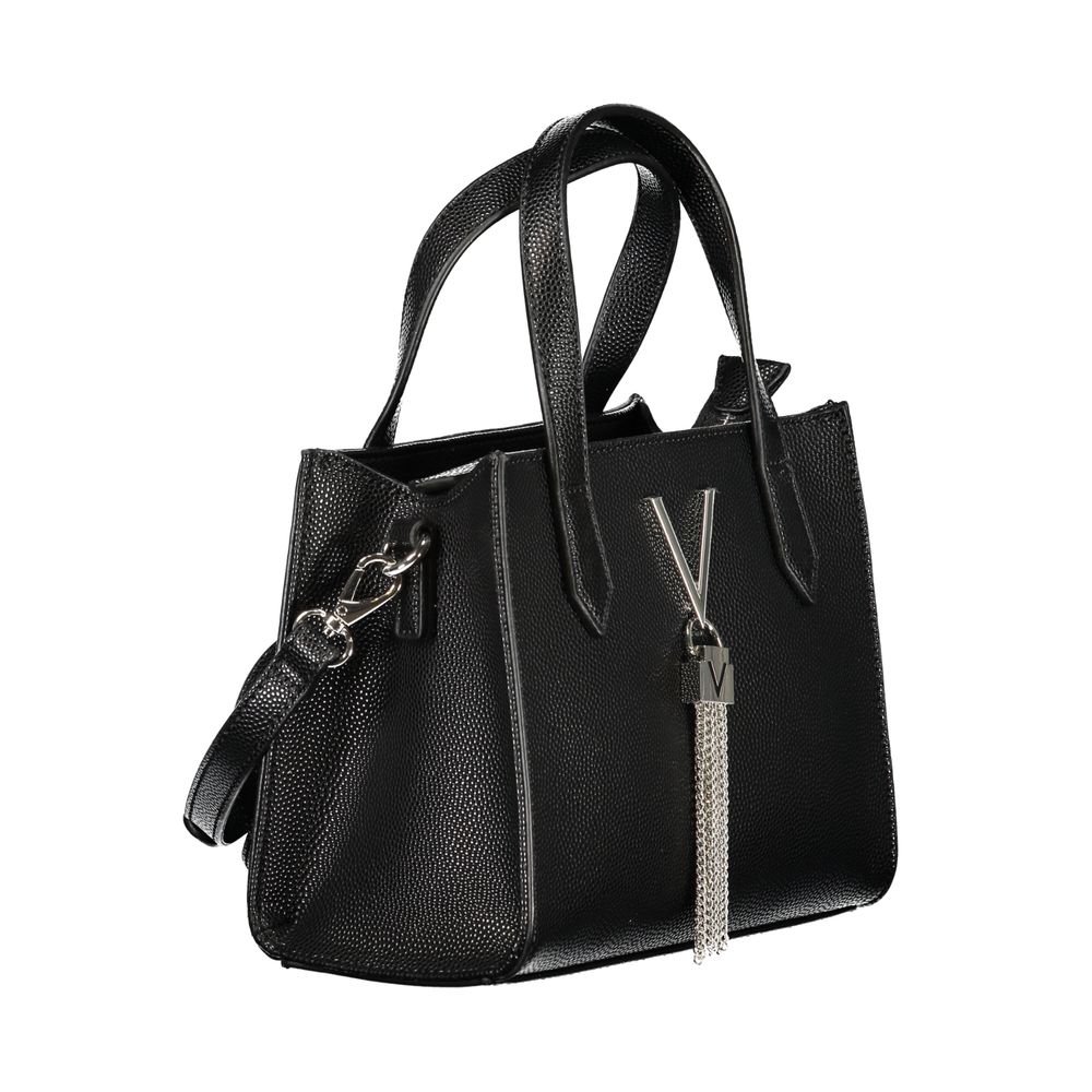 Handbag by Mario Valentino for women in polyethylene black & signature features a exquisite silhouette, showcasing a secure zipper and exquisite internal-pockets with versatile shoulder-strap & handle for a exquisite finish.