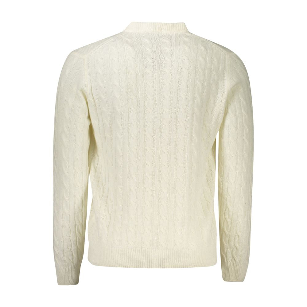 Sweater by North Sails for men in cashmere viscose white showcases an masterful silhouette, artfully detailed with a masterful and for a sophisticated, premium finish.