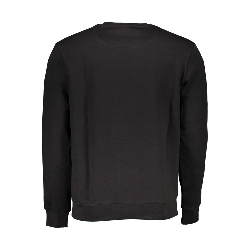 North Sails Men's Crew Neck Cotton Polyester Sweatshirt - Black Print