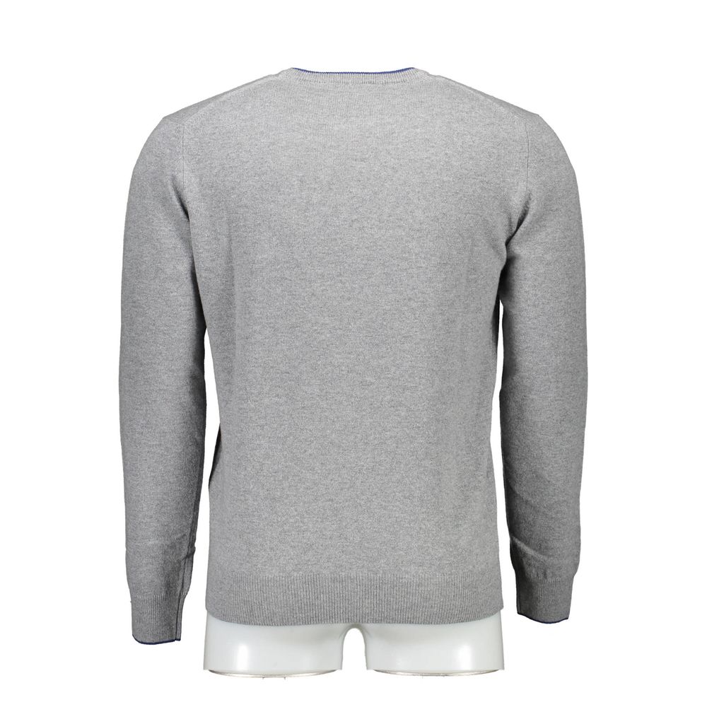 Sweater by Harmont & Blaine for men in cashmere viscose brown & gray showcases a downtown chic silhouette, artfully finished with a downtown chic and for a sophisticated, high-end look.