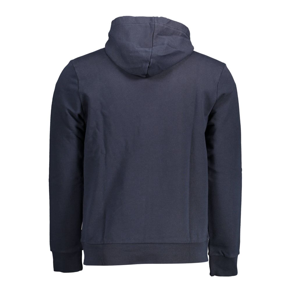 Hooded Sweatshirt Sweater by Napapijri for men in cotton blue features an polished silhouette, showcasing refined and a sophisticated for a truly polished finish.