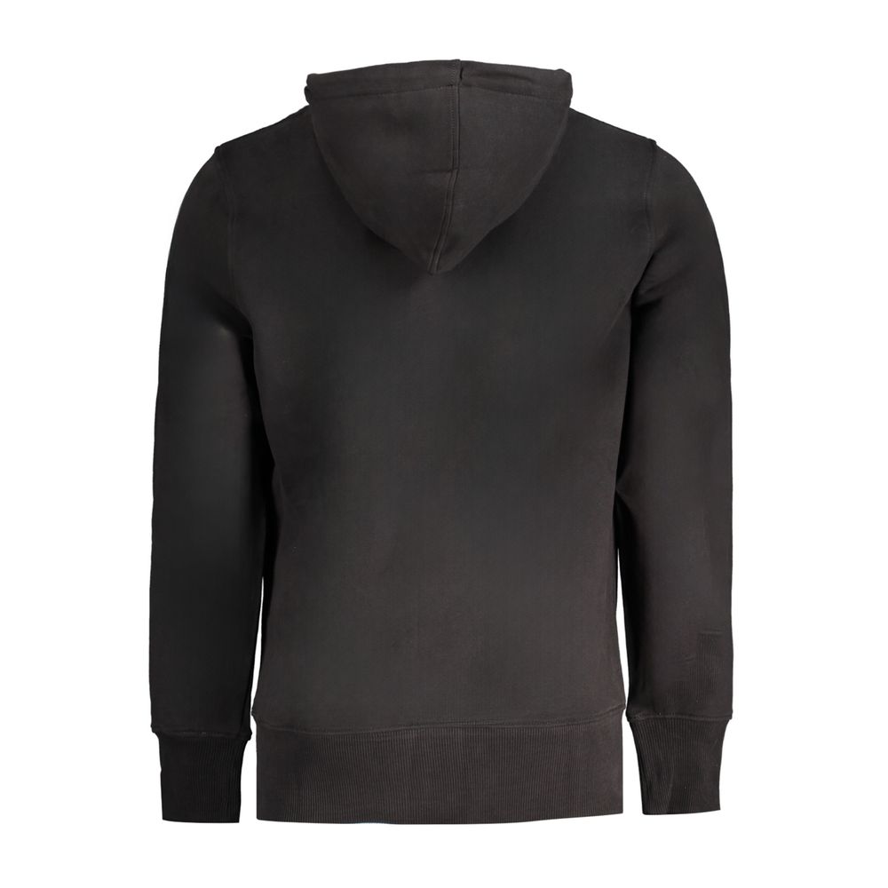 Calvin Klein Men's Cotton Hooded Sweatshirt Hoodie - Black Print