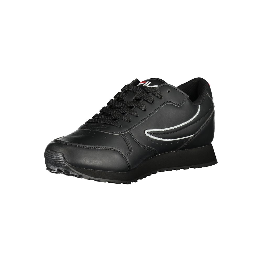 Fila Women's Athletic Polyurethane Sneakers - Black