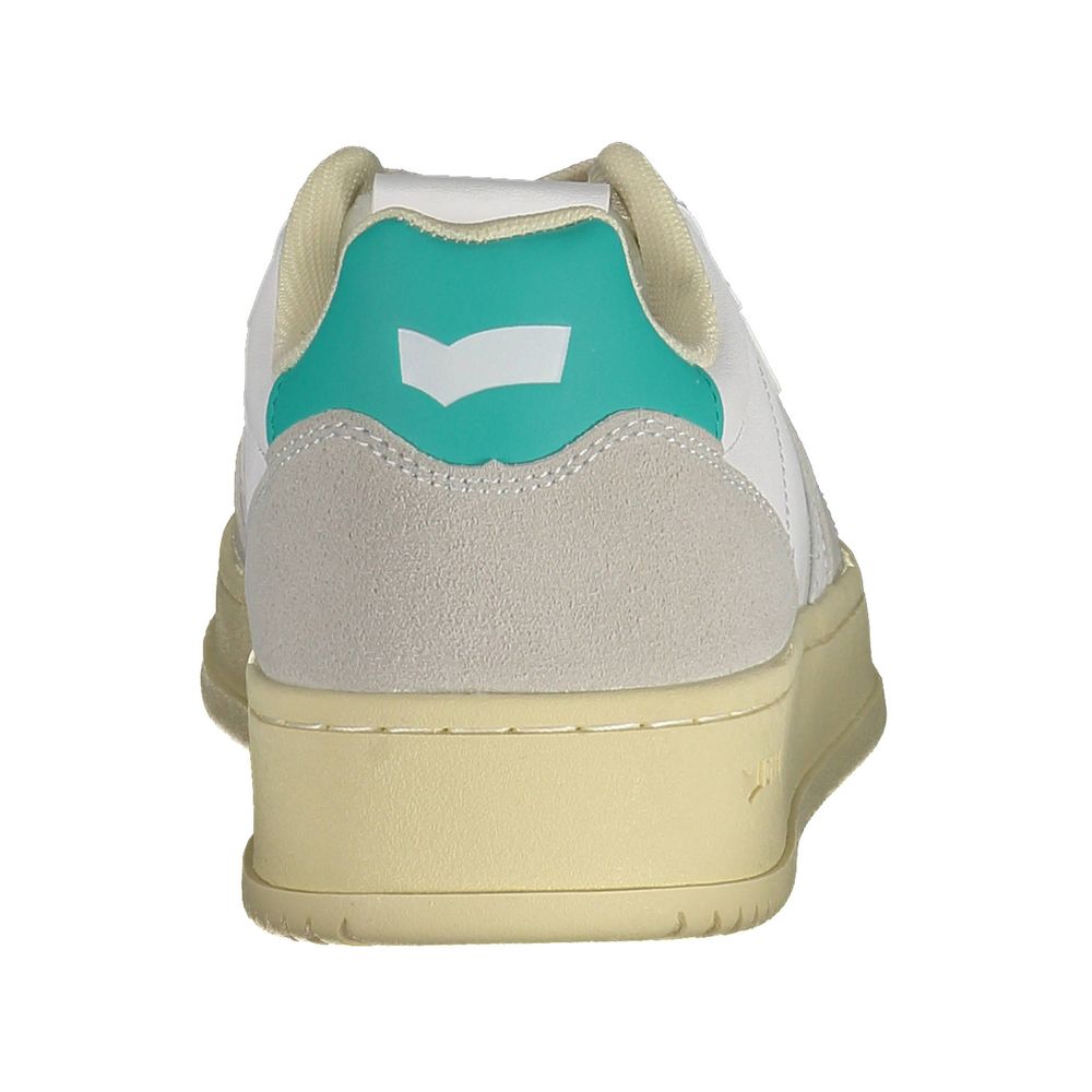 Athletic Sneakers by Gas for women in polyurethane leather white showcases an impeccable silhouette, defined by an impeccable athletic style design that perfectly captures the essence of the Women's Athletic Polyurethane Leather Sneakers.