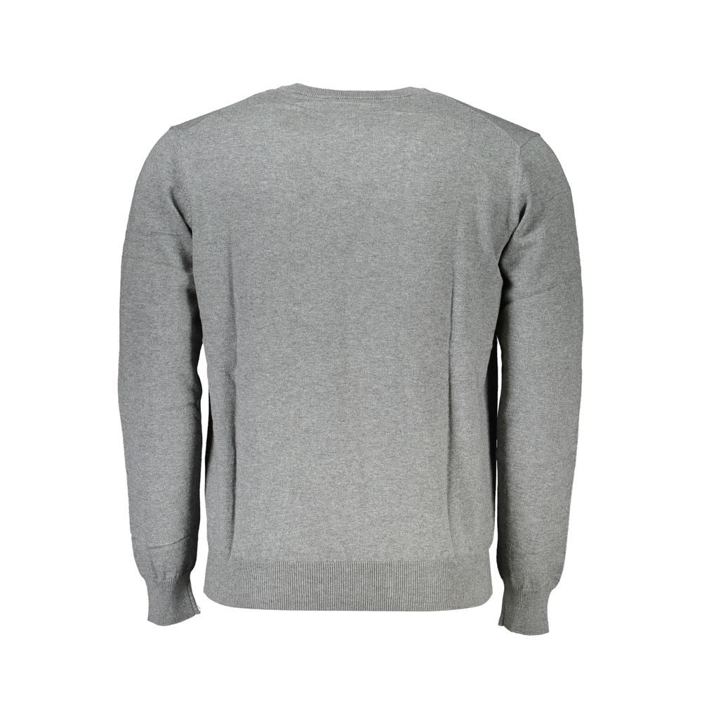 Sweatshirt by Harmont & Blaine for men in cotton gray features an provocated silhouette, detailed with a provocated and a refined for a sophisticated aesthetic.